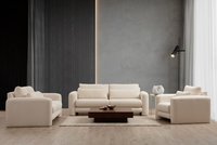 Canapea 2 locuri Lamia Bej 185x80 cm - 2