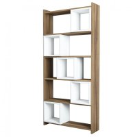 Biblioteca Box Alb si Nuc - 4
