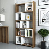 Biblioteca Box Alb si Nuc - 1