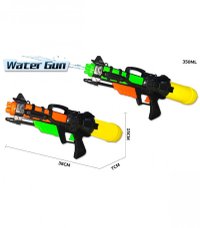 Pistol de Apa 38 cm cu Rezervor de 350 ml pentru Distractie Estiva - 1