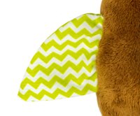 Jucarie din plus pentru agatat, cu clopotel Happy Owl Brown - 2