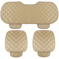 Set 3 huse scaun auto pentru sezut BEJ - 1