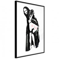 Poster - Moona Lisa, cu Ramă neagră, 20x30 cm - 1