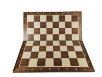 Tabla de sah din lemn pliabila cu inlay din nuc si artar - 1