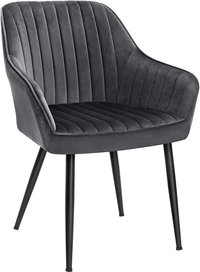 Scaun dining, Songmics, Gri, 62.5x60x85 cm - 2