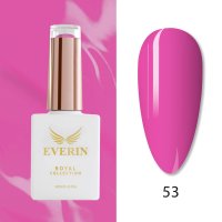 Oja Semipermanentă Everin Royal Collection 10 ml – 53 Royal Fuchsia Glow | Roz Fucsia Intens - 1