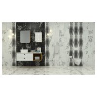 Placa Ceramica Madeline Black 30 x 75 cm Lucioasa - 2