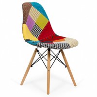 Scaune BUC 232C pentru living, tapitate multicolor - 1