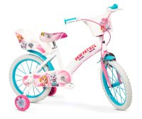 Bicicleta copii Toimsa Paw Patrol Girl 16 inch, cu cosulet frontal si scaunel pentru papusi, de la 5 ani, inaltimea recomandata 110-120 cm, scaun si ghidon reglabile, roti ajutatoare detasabile - 10