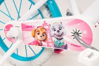 Bicicleta copii Toimsa Paw Patrol Girl 16 inch, cu cosulet frontal si scaunel pentru papusi, de la 5 ani, inaltimea recomandata 110-120 cm, scaun si ghidon reglabile, roti ajutatoare detasabile - 1