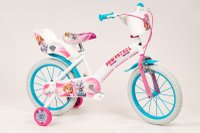 Bicicleta copii Toimsa Paw Patrol Girl 16 inch, cu cosulet frontal si scaunel pentru papusi, de la 5 ani, inaltimea recomandata 110-120 cm, scaun si ghidon reglabile, roti ajutatoare detasabile - 4