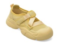 Pantofi sport FLAVIA PASSINI galbeni, model 3756 din piele ecologica - 1