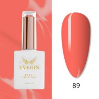 Oja Semipermanentă Everin Royal Collection 10 ml – 89 Royal Coral | Coral Calda Vibrant - 1