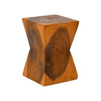Masuta laterala, Clepsydra, Natural, 31x31x45 cm - 1