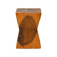 Masuta laterala, Clepsydra, Natural, 31x31x45 cm - 2