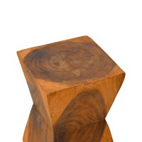 Masuta laterala, Clepsydra, Natural, 31x31x45 cm - 3