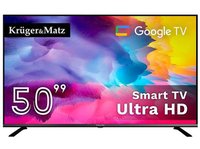 Televizor Smart LED Kruger&Matz KM0250UHD-G2, 50 inch, 4K Ultra HD, Google TV, Wi-Fi, CI+ - 1
