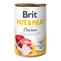 BRIT Pate & Meat, Hrană Umidă pentru Câini cu Pui și Carne, Fără Cereale, 400g - 4