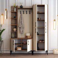 Cuier ViyanaDA Walnut-Cream - Design Elegant si Functional - 4