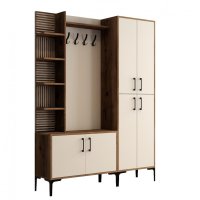 Cuier ViyanaDA Walnut-Cream - Design Elegant si Functional - 6