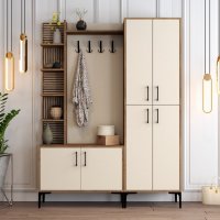 Cuier ViyanaDA Walnut-Cream - Design Elegant si Functional - 1
