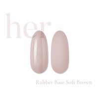 Her Rubber Base Soft Brown - 1