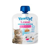 YOWUP! L Casei, Curcan, recompense funcționale pisici, sistem imunitar, sistem digestiv, (topping), 85g - 2