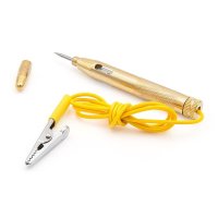 Creion de testare a tensiunii auto Techstar® D0086-Y, DC 6V/12V/24V, 115x10 mm, compatibil masini, barci, motociclete - 3