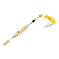 Creion de testare a tensiunii auto Techstar® D0086-Y, DC 6V/12V/24V, 115x10 mm, compatibil masini, barci, motociclete - 1