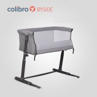 Patut Co-Sleeper 2 in 1 Colibro BySide Bassinet cu Saltea Inclusa, Inaltime Reglabila si Sistem Automat de Retractare - 1