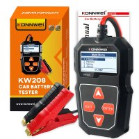 Tester Baterie Alternator Auto KONNWEI KW208, 12V, Test Incarcare, Pornire, Cranking, AGM, GEL, LiFePO4, afisaj LCD - 1