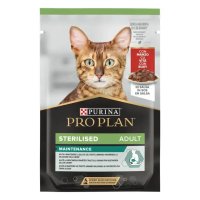PURINA Pro Plan Sterilised Maintenance , Vită, plic hrană umedă pisici sterilizate, (în sos), 85g - 2