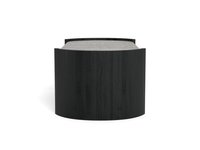Masuta de cafea Zafra din marmura gri si lemn masiv de mango, 125x60x42 cm - 3