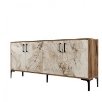 Consola Kiev Walnut-Alb - 5