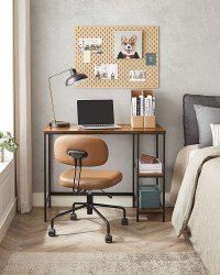 Birou Vasagle Maro-Negru 100x50x75 cm - Stil si Functionalitate - 1