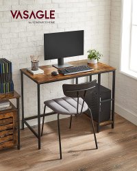 Birou Vasagle Maro-Negru 100x50x75 cm - Stil si Functionalitate - 4