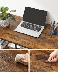 Birou Vasagle Maro-Negru 100x50x75 cm - Stil si Functionalitate - 7