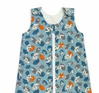 Sac de dormit copii 1 tog KidsDecor Tiger Jungle din bumbac 95 cm - 1