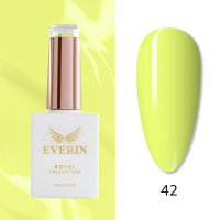 Oja Semipermanentă Everin Royal Collection 10 ml – 42 Royal Neon Sun | Galben Neon Intens - 1