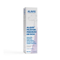 ALAVIS Picaturi Premium pentru Igiena Ochilor la Caini si Pisici, Flacon de 60ml, XS-XL - 1