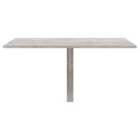 Masa de perete plianta gri beton 100x60x56 cm din lemn compozit - 3