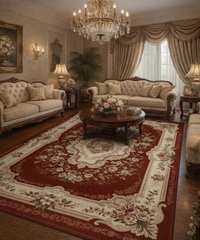 Covor Delta Lotos 570 210, Rosu, 50x80 cm - Accesoriu Modern pentru Casa - 4