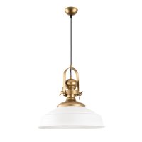 Lustra Opviq alba din metal, diametru 41 cm, cu inaltime reglabila - 1