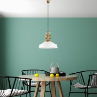 Lustra Opviq alba din metal, diametru 41 cm, cu inaltime reglabila - 6