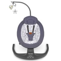 Balansoar si sezlong copii Lionelo Ralf 2 in 1 electric Gri Grafit - 7