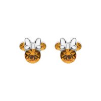 Cercei Disney Birthday Minnie Mouse luna Noiembrie - Argint 925 si Cristal - 1