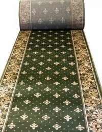 Traversa bisericeasca Lotos Delta 15033 310, verde, festonata, 150 x 1400 cm - 4
