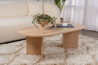Masuta de cafea, Hanah Home, pal melaminat, stejar safir, 119x60x40 cm - 7