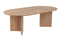 Masuta de cafea, Hanah Home, pal melaminat, stejar safir, 119x60x40 cm - 2