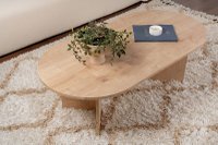 Masuta de cafea, Hanah Home, pal melaminat, stejar safir, 119x60x40 cm - 4